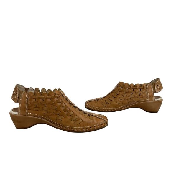 Pikolinos Womens Size 36 Romana Tan Casual Slingback Sandals - Picture 5 of 8